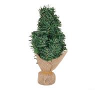 Mini Tabletop Christmas Tree 20cm/30cm Small Desk Xmas Tree Artificial PVC Holiday Decoration for Home Office Party Winter Seasonal Decor, Fully Assembled(30cm)