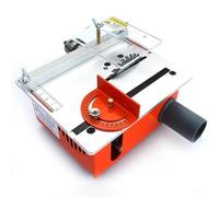 Mini Tabletop Cutting Machine, 7-Speed Adjustable, Height Adjustable Table Saw with Miter Gauge for Woodworking DIY Projects