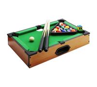 Mini Tabletop Pool Game - 34.5cm Wood Plush Resin Billiards Table Set, Full Accessories For Family Fun, School Holiday Travel Parties, Indoor Outdoor Entertainment, Kids Adults Birthday Celebration Ni