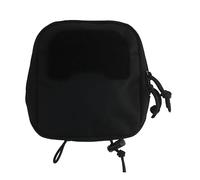 Mini Tactical Molle Compact Pouch General Purpose Admin Pouches Small Admin Molle Pouches EDC Tool Utility Multi Purpose Waist Belt Pouch(Black)