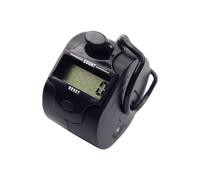 Mini Tally Counter Hand Held Knit Row Clickers 5 Digit Number Enumerator LCD Electronic Counting Tool for Knitting Black
