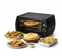 Mini tandoor oven - countertop Oster Black and Decker ovens, compact kitchen size & convection air fryer toaster oven for pizza, naan, chapati. Tabletop chefs bake include baking tray, grill & tongs.