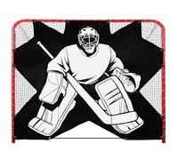 Mini Tang Hockey Net Shooting Target: 7-Zone Design for Precision Training - Durable PVC 54×44 Inches, Enhances Shooting Accuracy for Goalies Coaches and Youth Players in Backyard or Ice Rink Practice