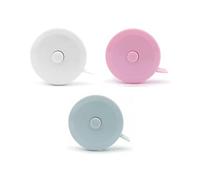 Mini Tape Measure for Body Dual Sided - Retractable Measuring Tape for Body Measurements - Cute Portable Tailor Clothing Soft Tape Measure - 3 Pack (Blue, Pink, White) - Ideal Measuring Tape for Body