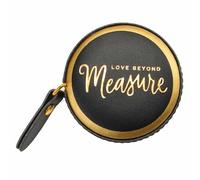 Mini Tape Measure for sewing - 1.5m Portable Retractable Tape Measure - Gift for Sewer Seamstress Sewing Knitting (Black/Gold)