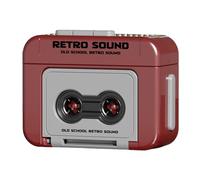 Mini Tape Recorder Keychain - Retro Cassette Player Keychain | Retro Cassette Player Key Ring | Compact Recordable Music Recorder Portable Pendant Ornament For Car Keys Mobile Phones Backpacks Bags