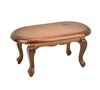 Mini Tea Table Wooden Dollhouse Living Room Model, Eco-friendly Wood Miniature Furniture, Suitable for Photography Props, and Interior Decor