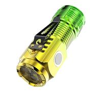 Mini tectical Light - Small Size High Intensity Output USB Rechargeable Carry Design, Focused Beam Utility Grip Control, Lightweight Daily Carry Tool | Survival Gear Night Walking Safety