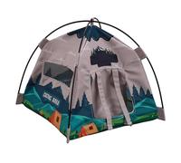 Mini Tent - Pocket Sized Play Shelter for Figurine Scenes | Foldable Fabric Structure with Detailed Furnishing Accent & Lightweight Setup Elements for Imaginative Display Styling Collector