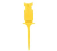 Mini Test Hook Clip, Gray PA Material, Durable and Portable for IC Testing and Repairs - Secure Grip, Short Circuit Protection, Ideal for Electronics (Yellow)