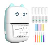 Mini Thermal Printer,Bluetooth Labler Maker,Portable Thermal Printing Machine for Picture DIY Handcraft List Meno Notes Journal Receipt Instant Printer