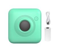 Mini Thermal Printer,Small Portable Thermal Label Maker Machine for Clothing, Bluetooth Labler Maker Compatible with ios & Android, Wireless Portable Printer,Printable Lists, Memo, QR Codes (B)