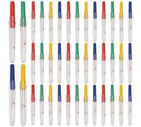 Mini Thread Cutter Set Of 120, Multicolor Seam Rippers For Sewing, Cross Stitch, And Embroidery With Protective Ball Tip, Plastic, no gemstone