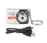 Mini Thumb Camera, Portable Video Camera with Motion Detection, Point and Shoot Digital Cameras, Support 32GB Card, Exquisite Fashion HD DV Camera for Teens, Students, Kids (Silver Gray)