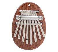 Mini Thumb Piano Cute Portable Finger Kalimba Mahogany Material with 8 Keys for Children and Friends