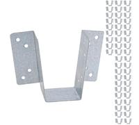 Mini Timber Wood Joist Hanger 38mm Decking Loft Galvanised Beam Holder 50PK
