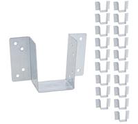 Mini Timber Wood Joist Hanger 47mm Decking Loft Galvanised Beam Holder 20PK