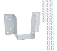 Mini Timber Wood Joist Hanger 47mm Decking Loft Galvanised Beam Holder 50PK