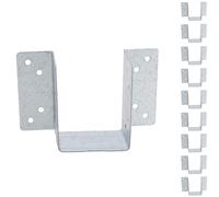 Mini Timber Wood Joist Hanger 50mm Decking Loft Galvanised Beam Holder 10PK