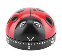 Mini Timer, Kitchen and Dining Accessories Timer Cooking Alarm Clock Timing Tool Multi-Function with Ladybird Shape for Kitchen/Sports/Education