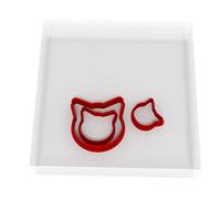 Mini/Tiny Cat Head Set of 3 Polymer Cutter 1.5CM + 2CM + 3CM Small Clay Jewelry Earring Making Craft Kit