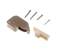 MINI TIP CUPBOARD CARAVAN SPRING LOADED CATCH WHITE ( pack of 2 )