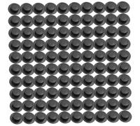 Mini Top Hat 100Pcs 1.5x0.4 Inch Plastic Cute Small Snowman Hats for Crafts DIY-Friendly for Doll Pet Wine Bottle More, Doll Hats