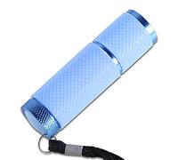 Mini Torch Light Portable Flashlight Small Glow Flashlights - with 9 LED Lights UV Currency Detector Lamp Portable Light Nail Dryer For Nail Gel