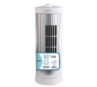Mini Tower Fan, 12 Inch, Oscillating, White, Igenix DF0020WH