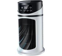 Mini Tower Fan,Fans for Bedroom,Home Office,Cooling Fan With 6 Speed Ac With 300ml Water Tank Evaporative Air Cooler 6h Timer, 9.5'' Tall