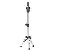 Mini Training Head Stand Mannequin Holder Adjustable Wig Tripod Hairdressing Hair Stand