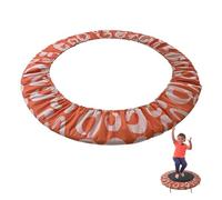 Mini Trampoline Spring Cover 36 38 40 45 60inch Small Trampoline Pad Replacement 3 Layers Thickened & 22cm Widened, 800D Tear-Resistant Oxford Cloth, for Indoor Trampoline,Orange 2,127cm(50inch)