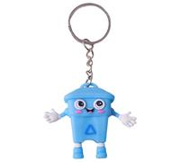 Mini Trash Can Keychain, Cute Design, 4.67cm X 5.76cm, Cartoon Trash Can Bag Charm, Small Cute Keychain Charm, Sturdy Construction, For Backpack, Purse, Luggage