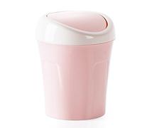 Mini Trash Can, Tiny Trash Can Small Table Top Plastic Covered Waste Basket Tiny Countertop Garbage Lint Bin Table Top Trash Can for Bathroom,Office,Kitchen,Desk,Coffee Table