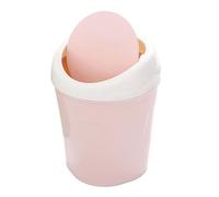 Mini Trash Can, Tiny Trash Can Small Table Top Plastic Covered Waste Basket Tiny Countertop Garbage Lint Bin Table Top Trash Can for Bathroom,Office,Kitchen,Desk,Coffee Table
