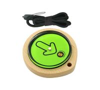 Mini Travel Compass, Guide Direction Learning, Pocket Size Field Gear for Students, Wood Case Magnetic Model MC-01, Navigation Tool with Clear Markings, Map Reading Aid for Outdoor Training