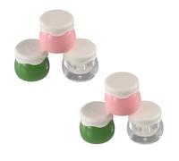 Mini Travel Container, 10 ml Acrylic Cosmetic Container Jam Jars Portable Travel Jars Refillable Travel Bottles for Creams, Lotion, Lip Balm, Cosmetic