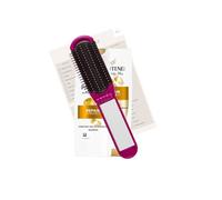 Mini Travel Essentials Shampoo and Conditioner Travel Set for Women - Repair and Protect Shampoo & Conditioner 90 ml, Folding Brush with Mirror and Travel Packing List