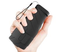 Mini Travel Folding Umbrella for Purse - UPF 50+ Sun & Rain UV Protection, Windproof Small Compact Lightweight Design Fits in Pocket or Bag, Portable Wallet Parasol for Commuter, Men Women Boys Girls