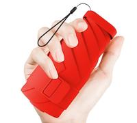 Mini Travel Folding Umbrella for Purse - UPF 50+ Sun & Rain UV Protection, Windproof Small Compact Lightweight Design Fits in Pocket or Bag, Portable Wallet Parasol for Commuter, Men Women Boys Girls