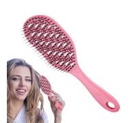 Mini Travel Hair Cover Cap | Paddle Brush with Hair Massager, Washable Cap for Hair, Styling and Hair Cleaning for Travel Hotel Home University