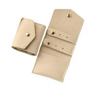 Mini Travel Jewelry Bag, Jewelrys Roll Bags Pouch Case Box Organizer, Portable Foldable Travel Jewelry Roll Bag, Leather Multifunctional with Buckle for Rings Necklaces Earrings