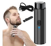 Mini Travel Shaver - Portable Electric Shaver, Compact Beard Trimmer, Rechargeable Precision Shaving Device for Men, Facial Care Tool er Short Beard