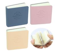 Mini Travel Watercolour Sketchbook, 3 Pcs Pocket Watercolor Book 5x5 cm Travel Watercolor Sketch Pad Set Pocket Size Sketchbook Tiny Notebooks Portable Journal Sketch Book for Travel Art and Practice