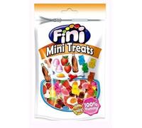 Mini Treats Assorted Gummies Fini 165 g - Fruit Flavoured Soft Sweets - Share Size Candy Bags - Pack of 3