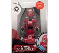 MINI TRI-BOT - 9" BATTERY OPERATED ROBOT c/w LED EYES, WHEELS, POSEABLE ARMS NEW
