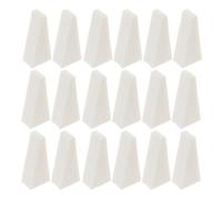 Mini Triangle Makeup Sponges 40pcs for Foundation and Eye Precision | Beige Foam Sponge Wedges, Corner Access for Daily Routine, Travel Friendly, Setting Powder and Nail Art