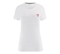 Mini Triangle Tee Cotton T-Shirt - female - Guess - T-Shirts - White - XS - Tops XS