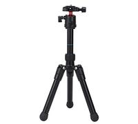 Mini Tripod For Camera, Aluminium Alloy Spherical Desktop Folding Stretchable Adjustable Desktop Tripod with Panoramic Ball Head For DSLR Camera