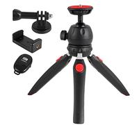 Mini Tripod for Camera and Phone -with Remote and 360 Degree Ball Head, Premium Tabletop Small Phone Tripod Mount for GoPro Cell Phones Webcam Projector Compact DSLR